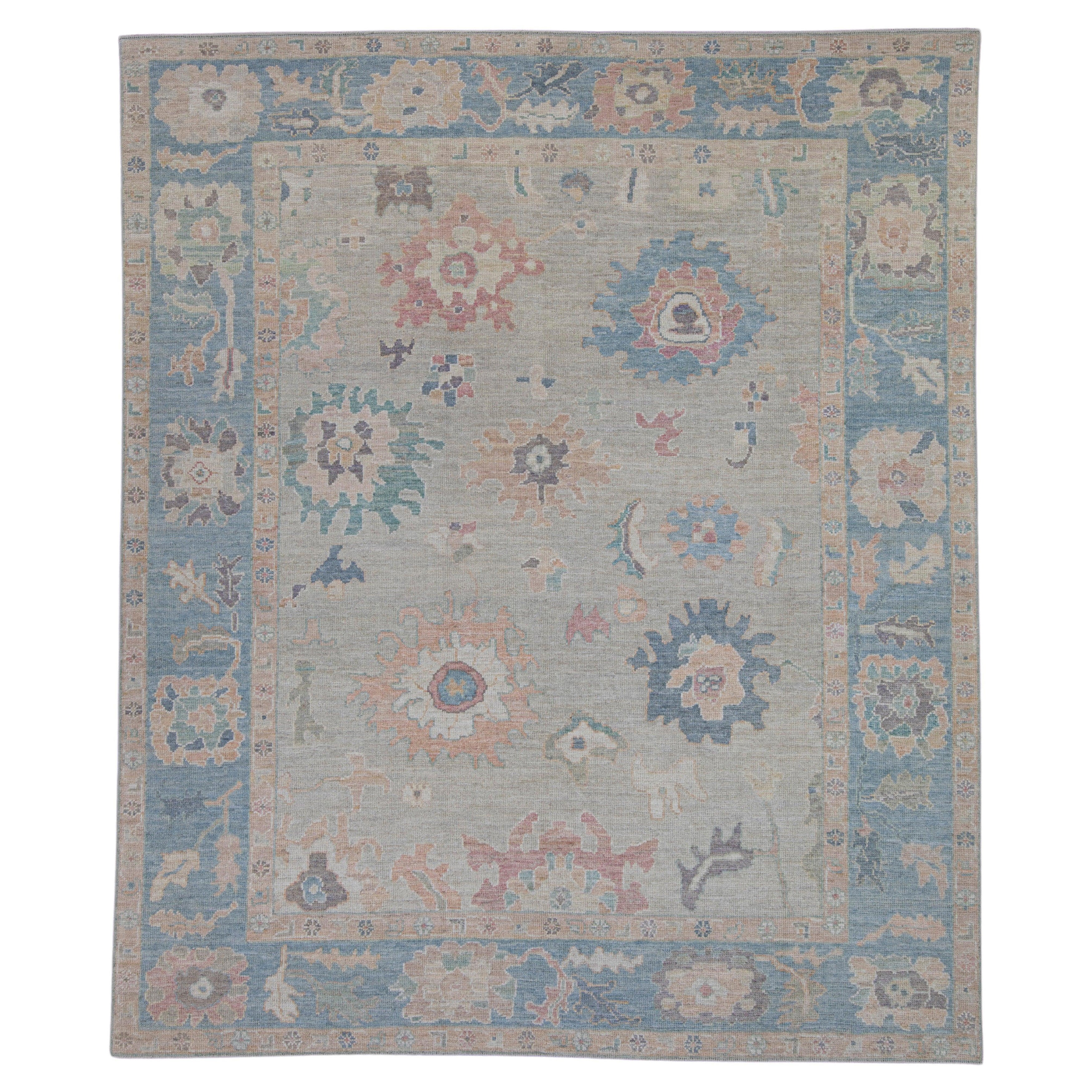 Turkish Oushak Rug 8'6" x 10'1" #16118