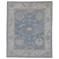 Türkischer Oushak-Teppich 8' x 9'10" #16093