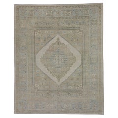 Tappeto Oushak turco dall'aspetto antico 8'4" x 10'2" #16733