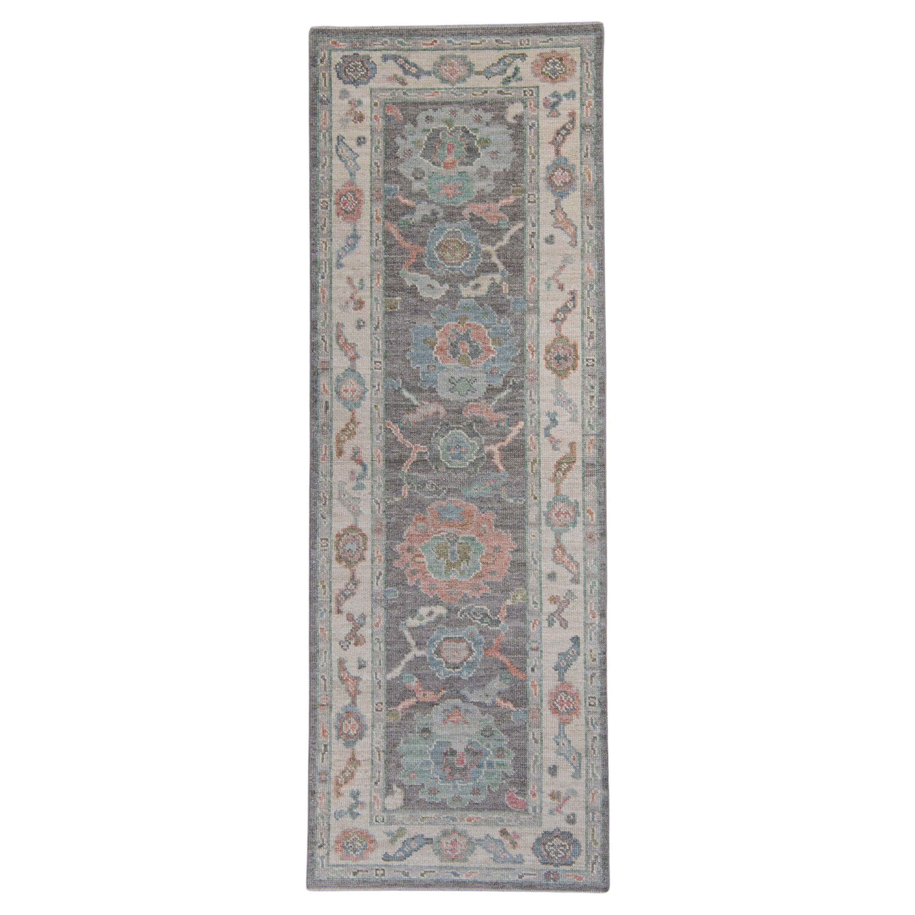 Türkischer Oushak-Läufer 2'9" x 8'1" #16210