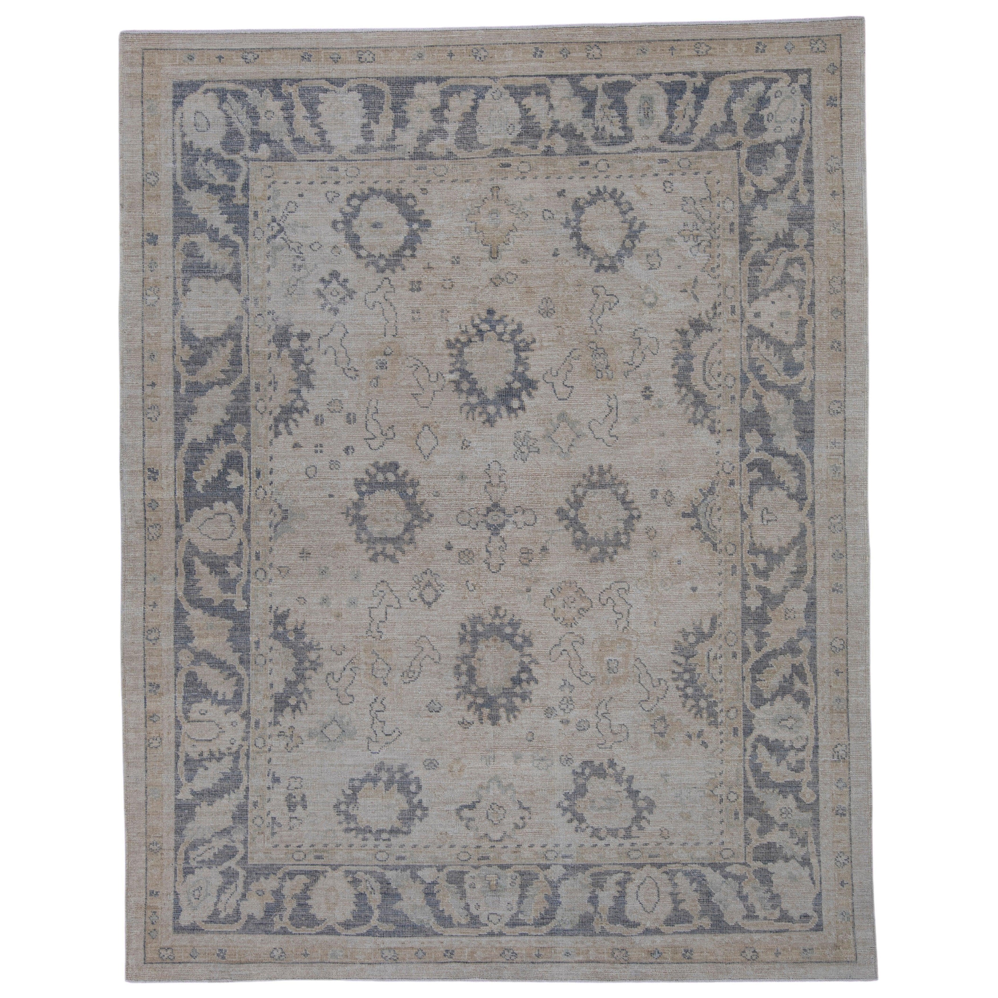 Turkish Oushak Rug 7'10" x 10' #16584