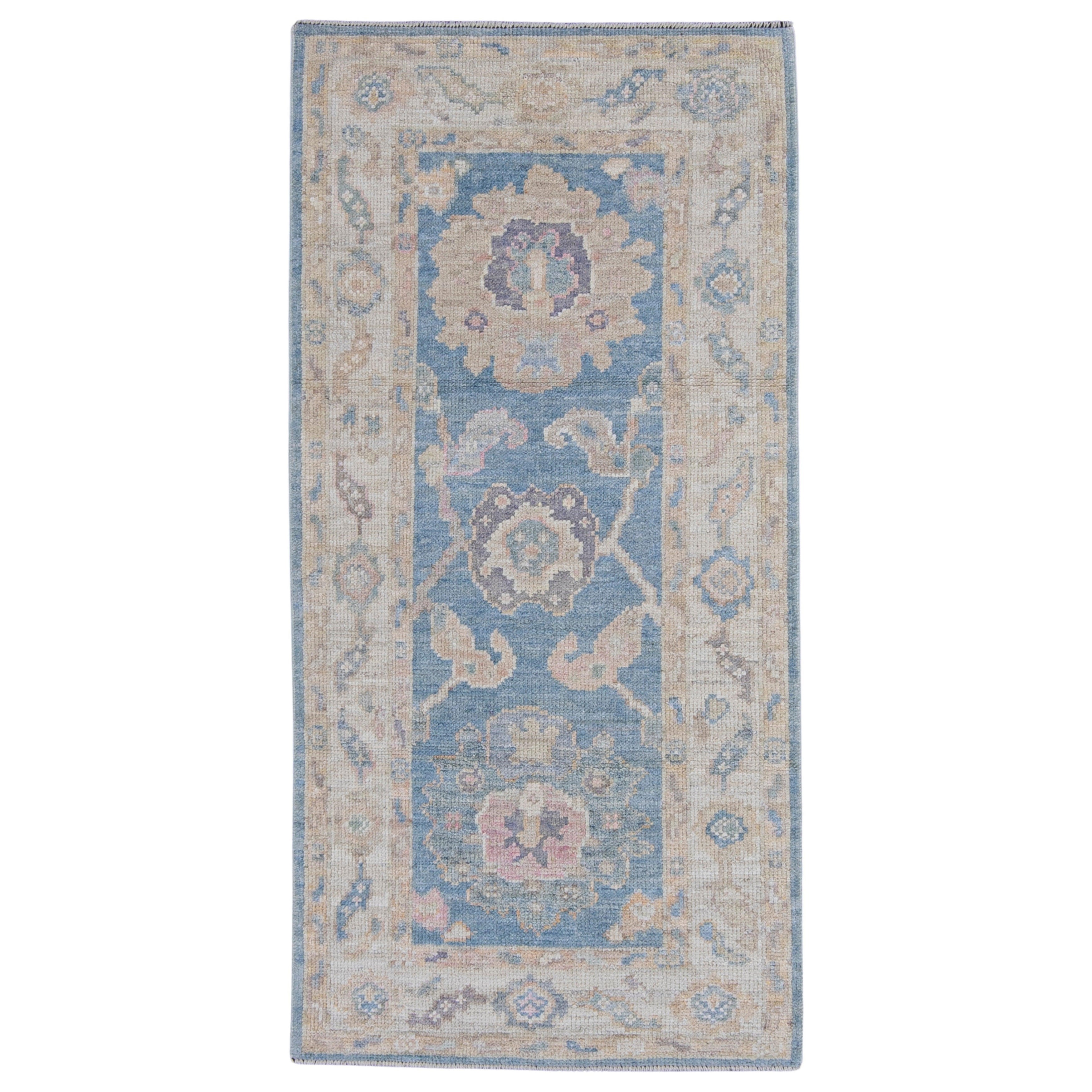 Türkischer Oushak-Teppich 2'6" x 5'1" #16194