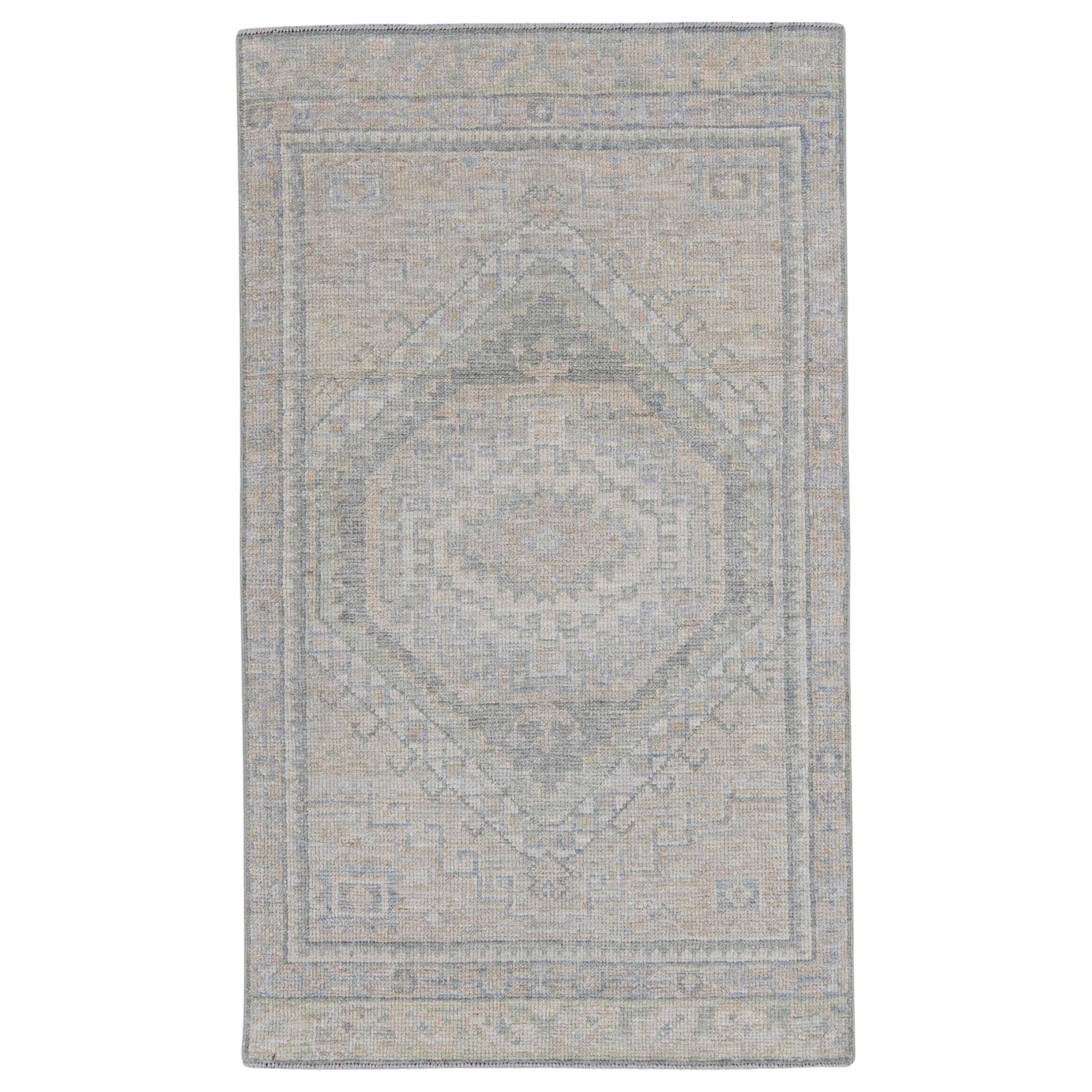 Turkish Oushak Rug 2'10" x 4'10" #16181