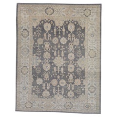 Tappeto Oushak turco dall'aspetto antico 8'3" x 10'6" #16491