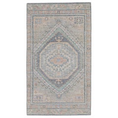 Tappeto Oushak turco 2'11" x 5' #16167