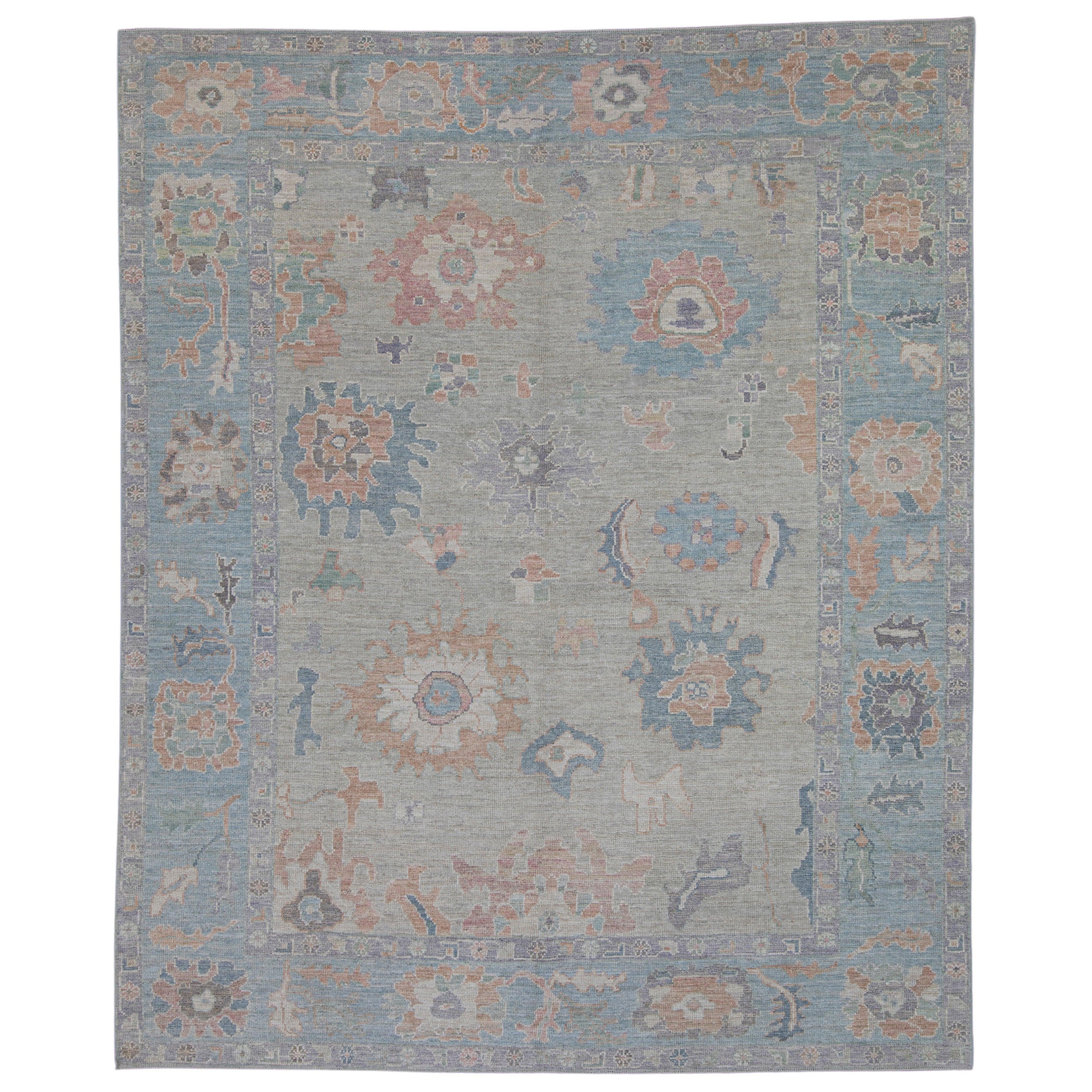 Turkish Oushak Rug 8'5" x 10'2" #16488