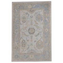 Turkish Oushak Rug 4'2" x 6'3" #16072