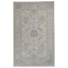 Tapis turc Oushak 4' x 6'3" n° 16047