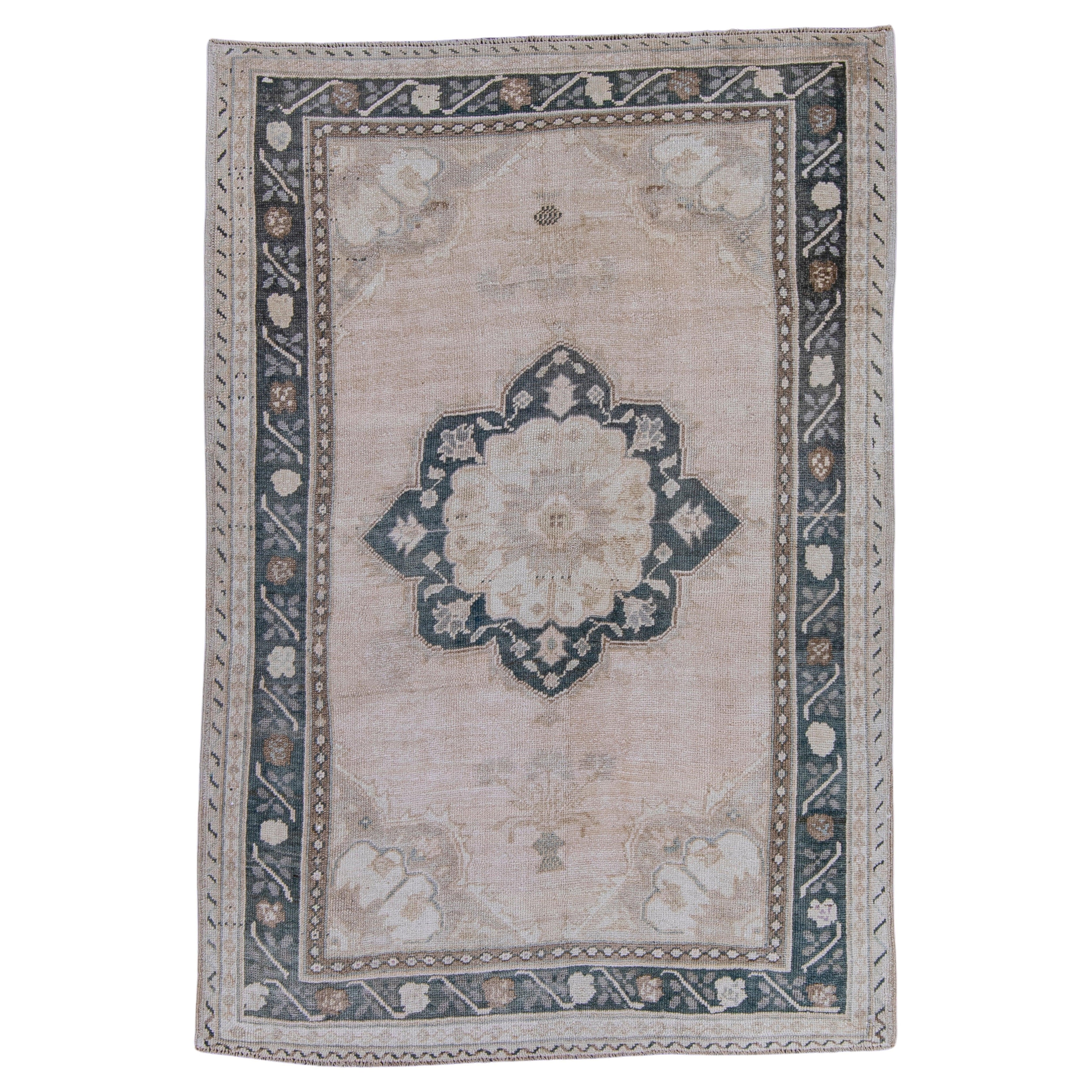 Turkish Vintage Anatolian Rug 4' x 5'11" #7035