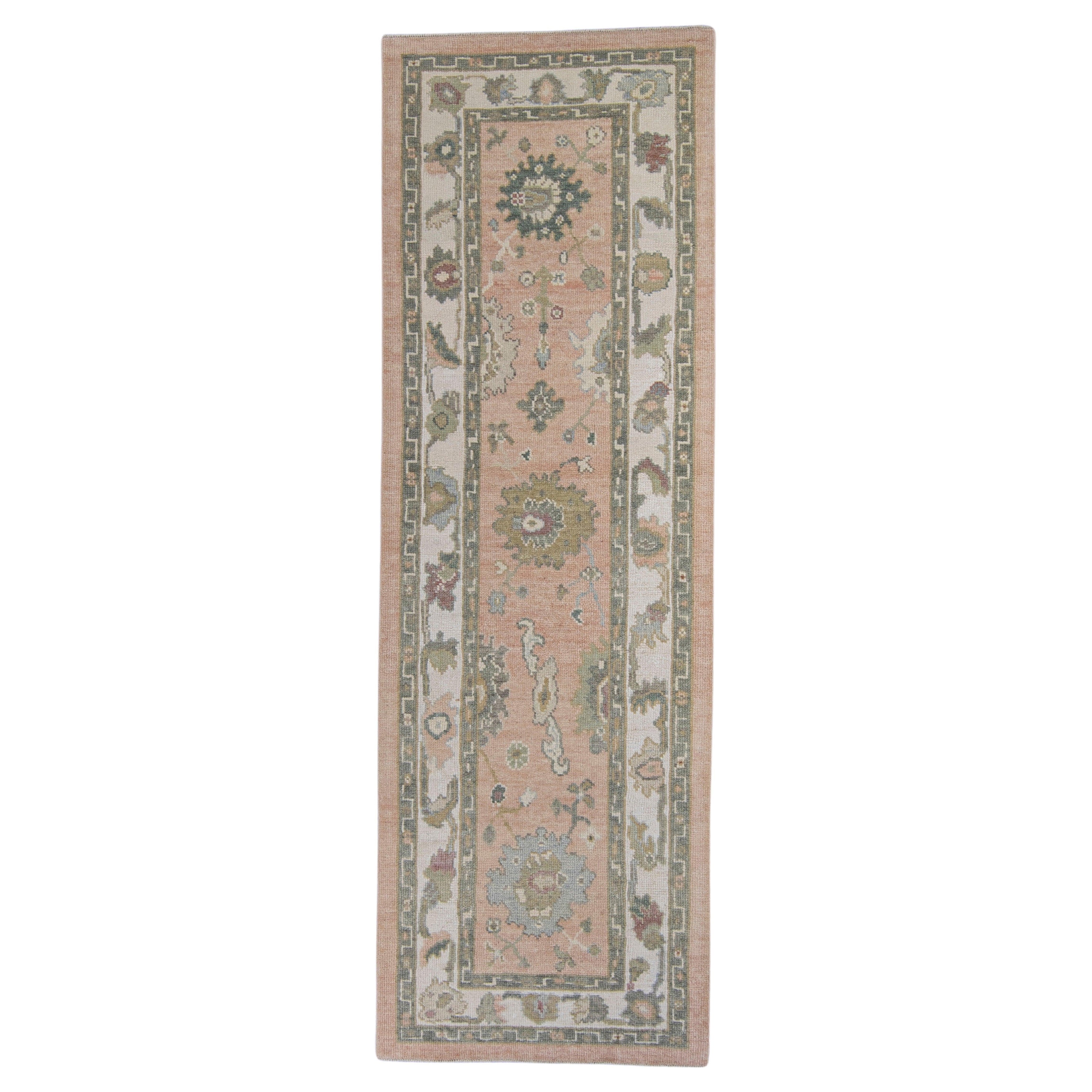 Turkish Oushak Rug 2'6" x 6'4" #16789