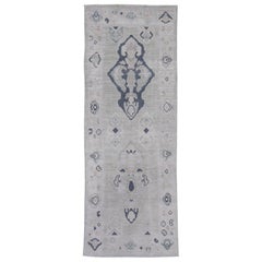 Türkischer Oushak-Teppich 2'10" x 7'8" #16944