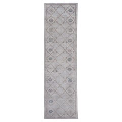 Turkish Oushak Rug 2'10" x 10' #16928