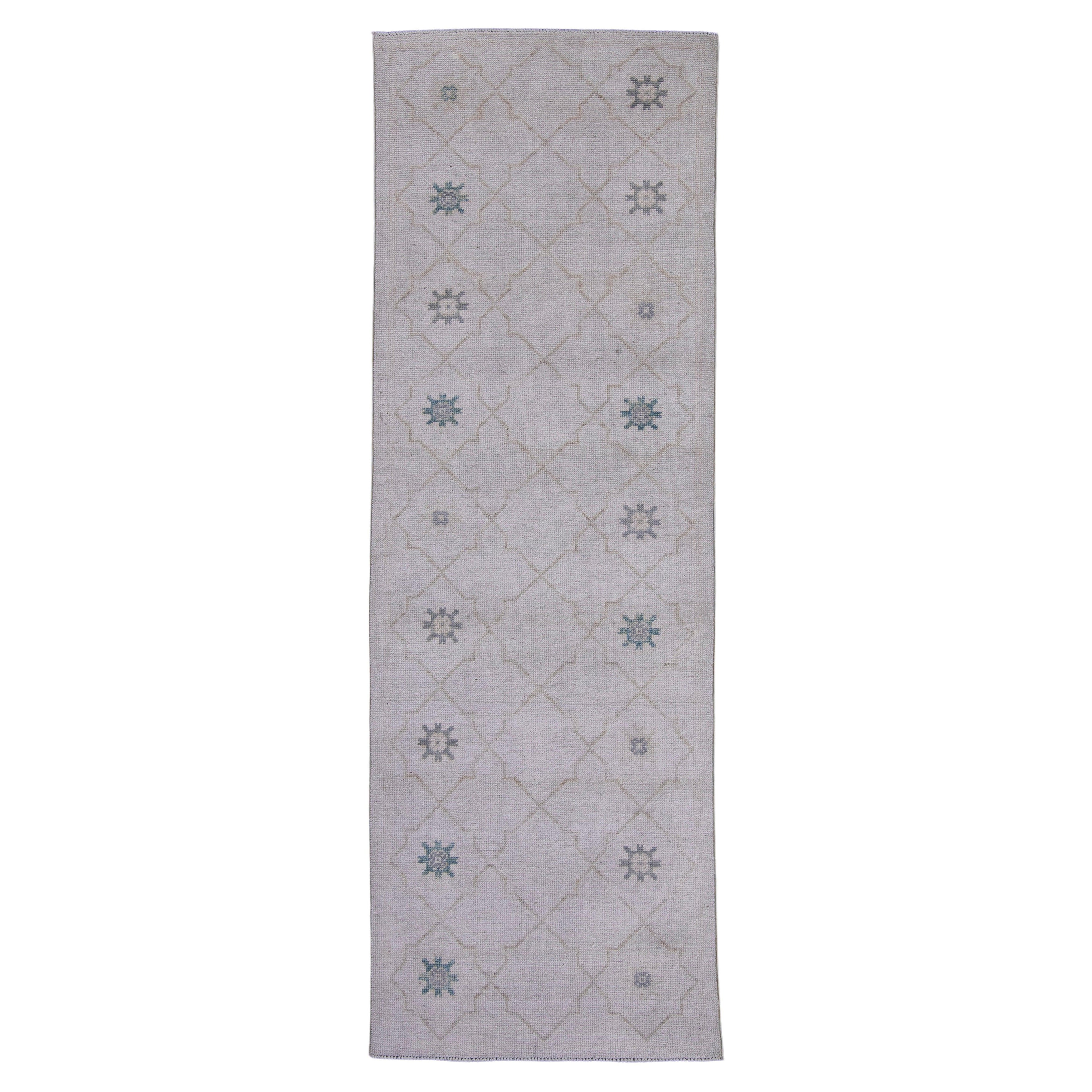 Türkischer Oushak-Teppich 2'11" x 8'6" #16926