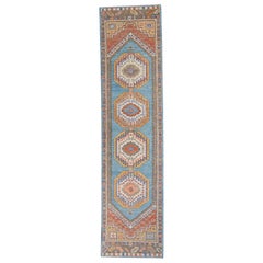 Tappeto Oushak Runner turco 3'1" x 12'4" #16744