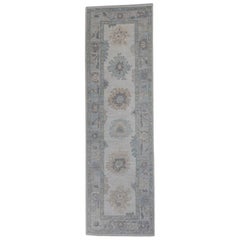 Türkischer Oushak-Läufer 3'1" x 10'2" #16379