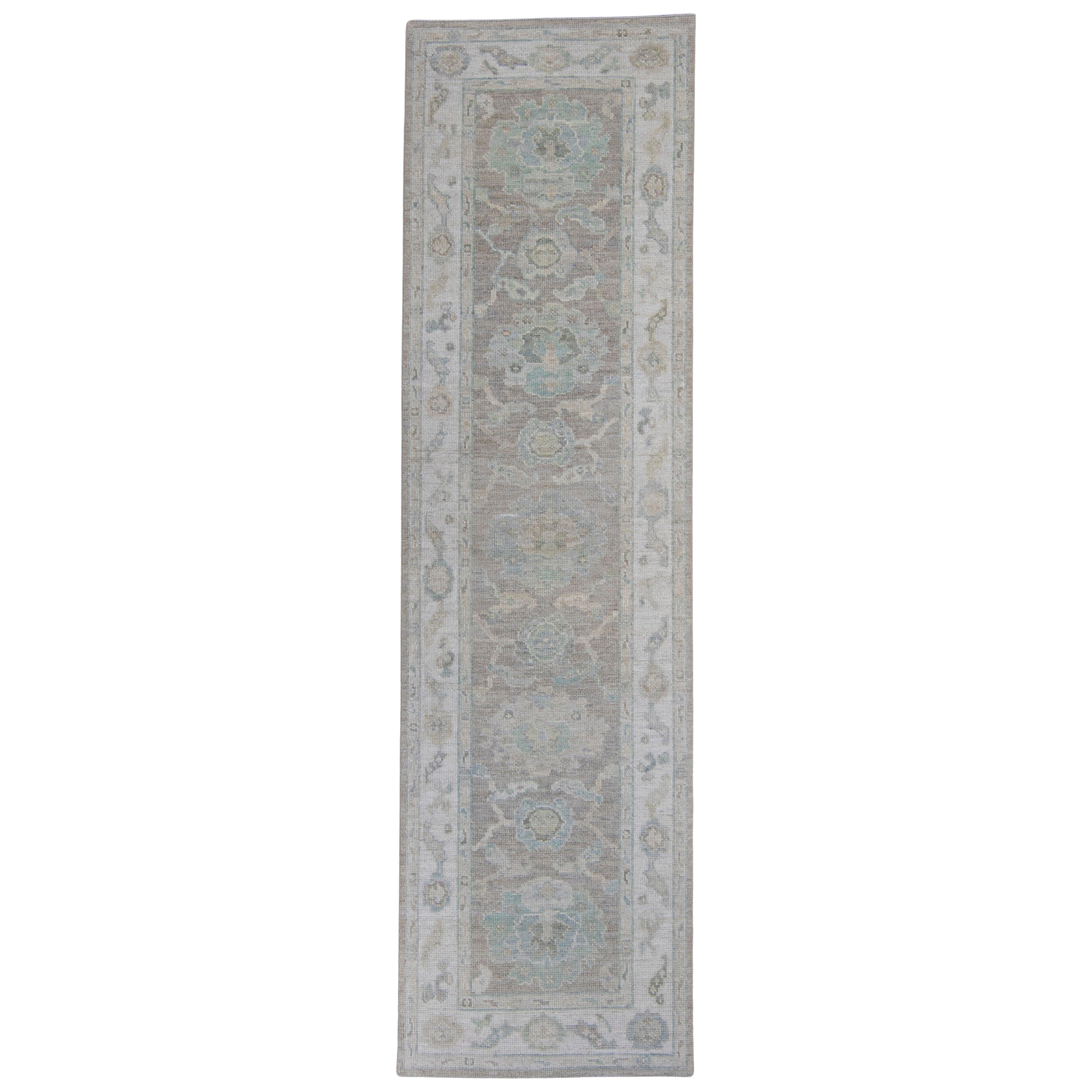Türkischer Oushak-Läufer 2'10" x 10'1" #16375