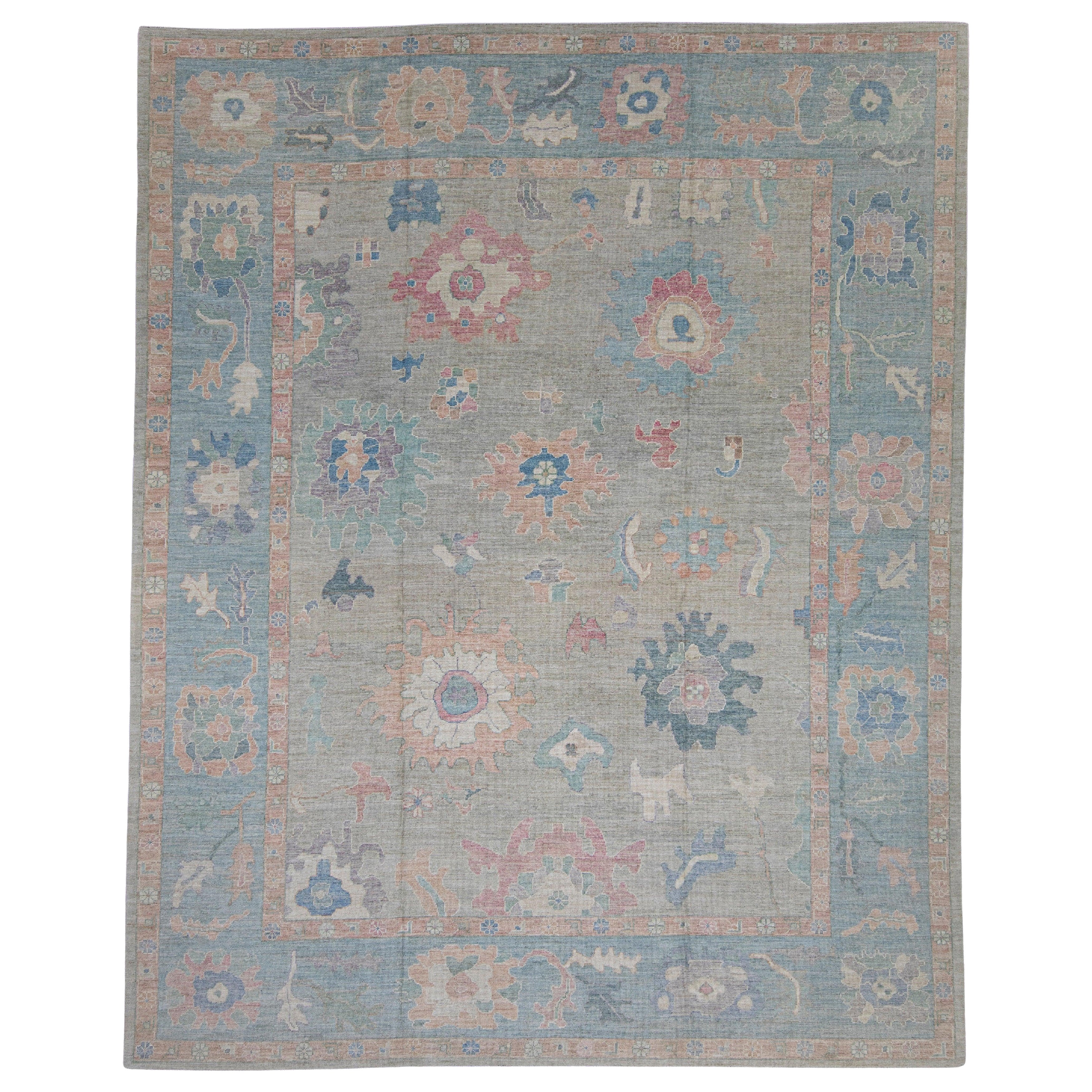 Turkish Oushak Rug 12'2" x 15'1" #16149