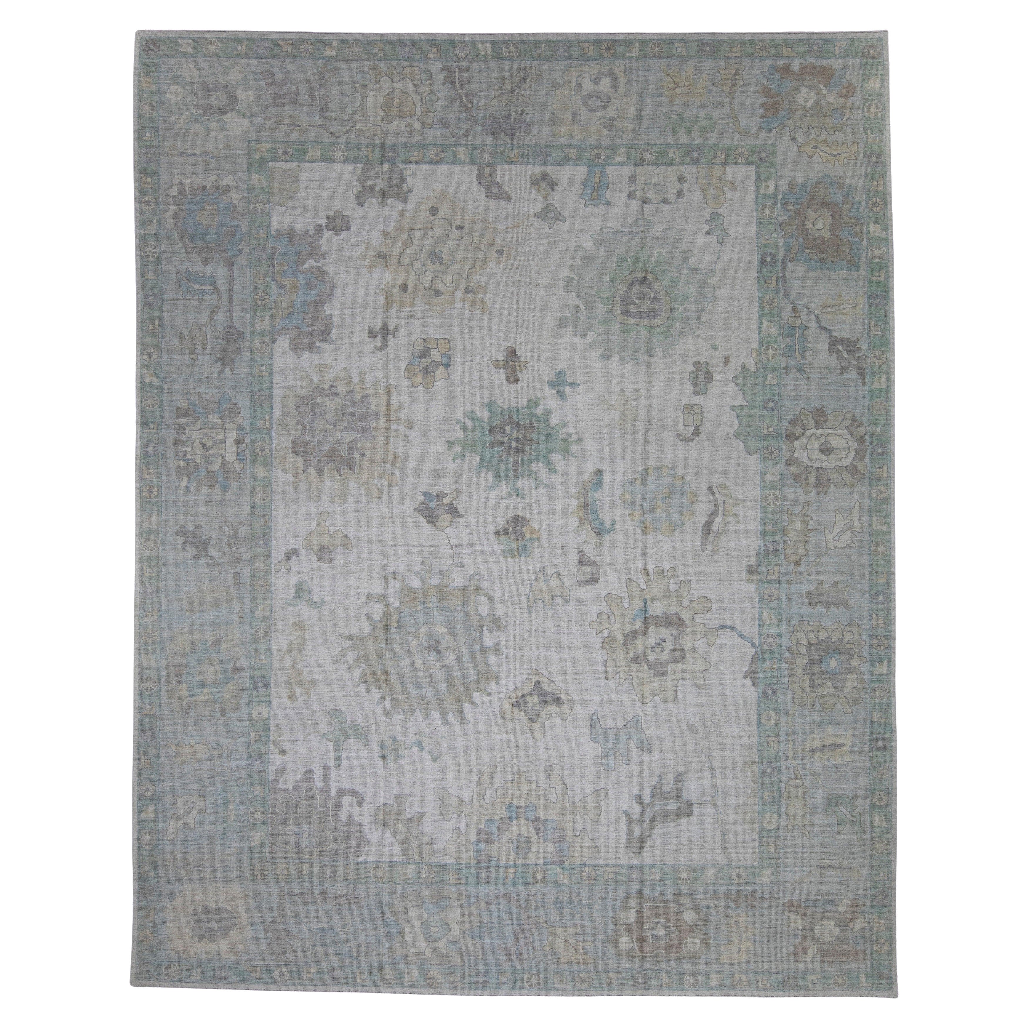 Turkish Oushak Rug 12'5" x 15'8" #16130