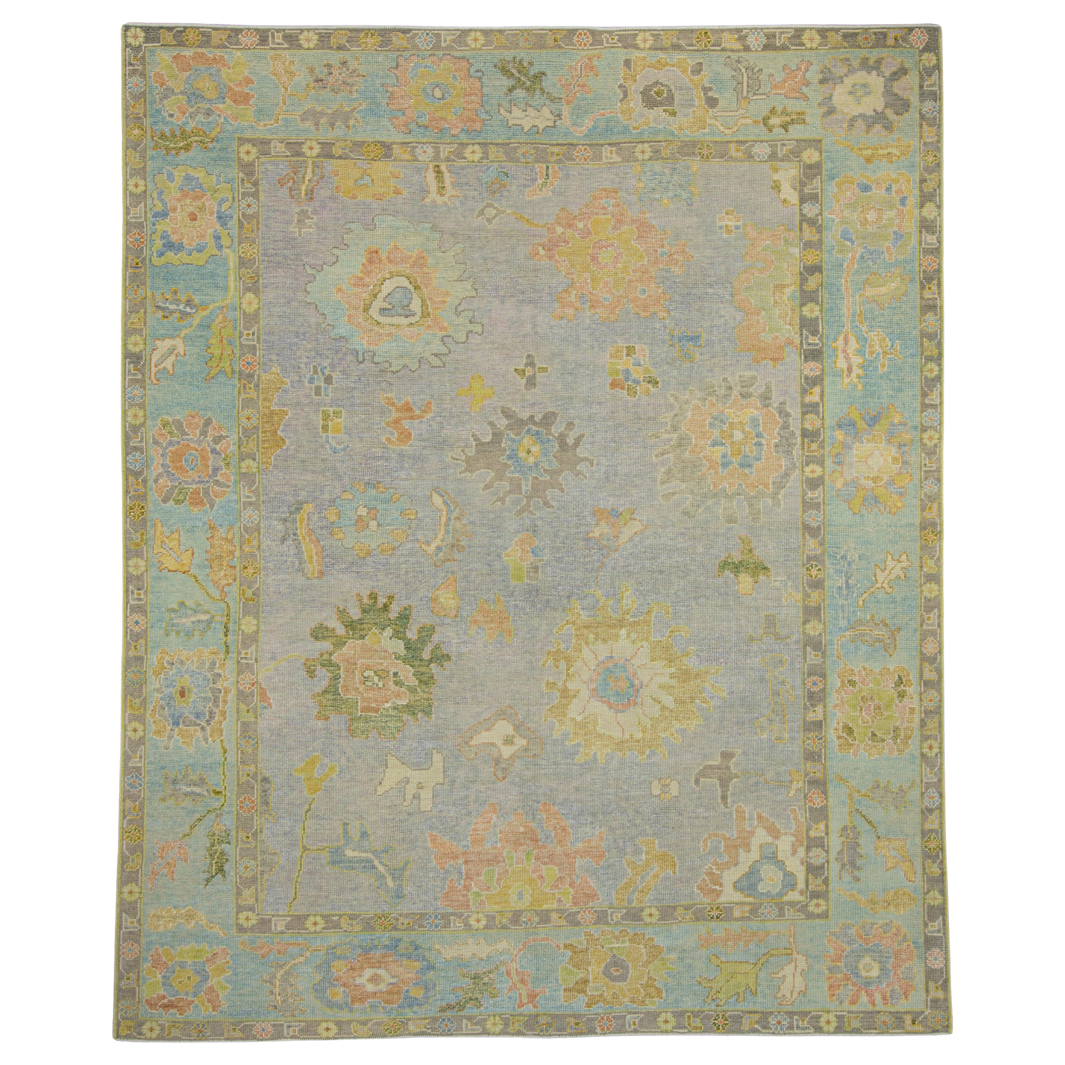 Turkish Oushak Rug 7'10" x 9'7" #16653