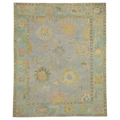 Turkish Oushak Rug 7'10" x 9'7" #16653