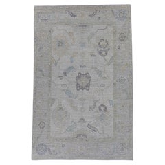 Tappeto Oushak turco 4'11" x 7'7" #16127