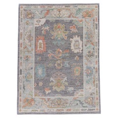 Turkish Oushak Rug 5'2" x 6'11" #16088