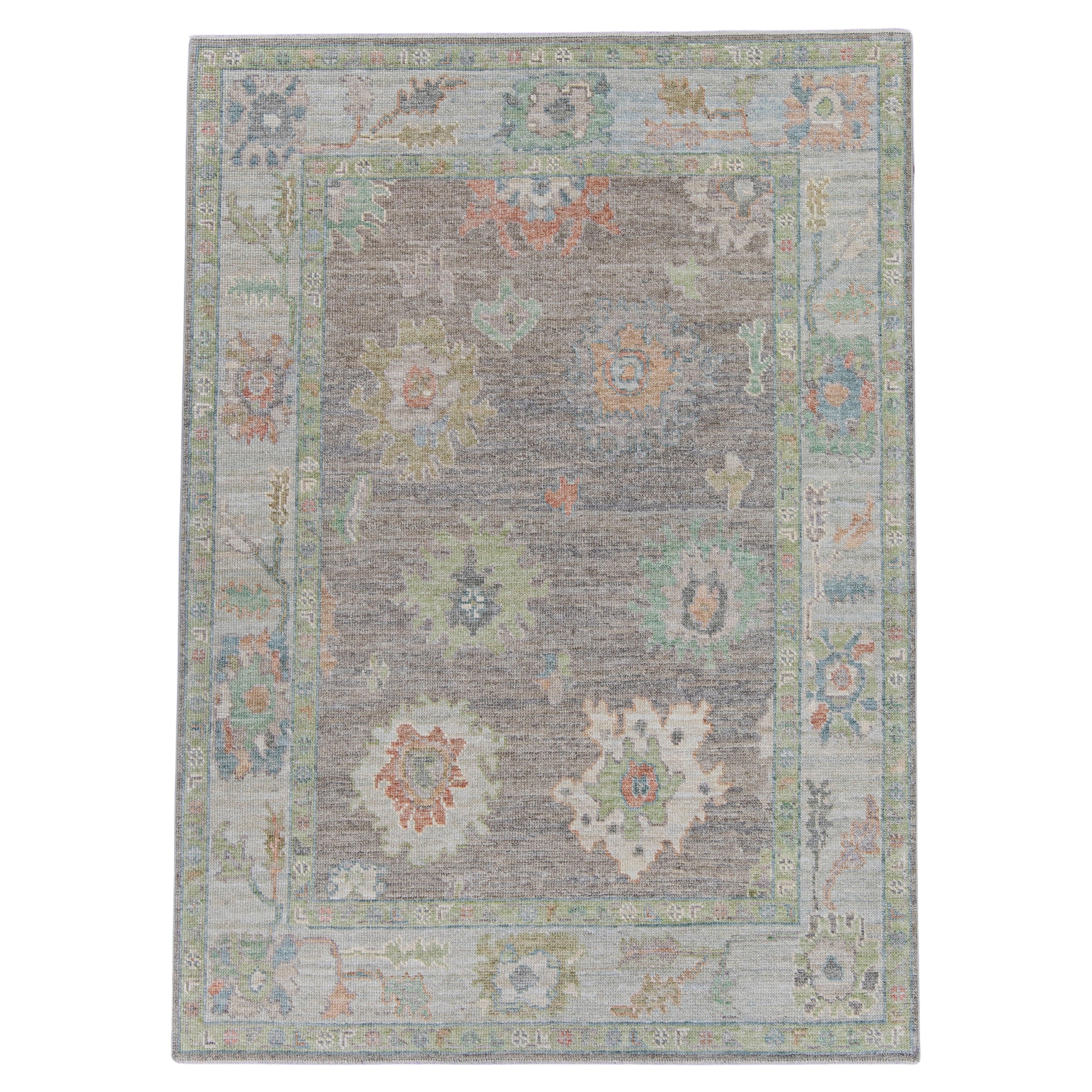 Turkish Oushak Rug 5'1" x 7' #16025
