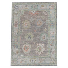 Tapis turc Oushak 5'1" x 7' n° 16025