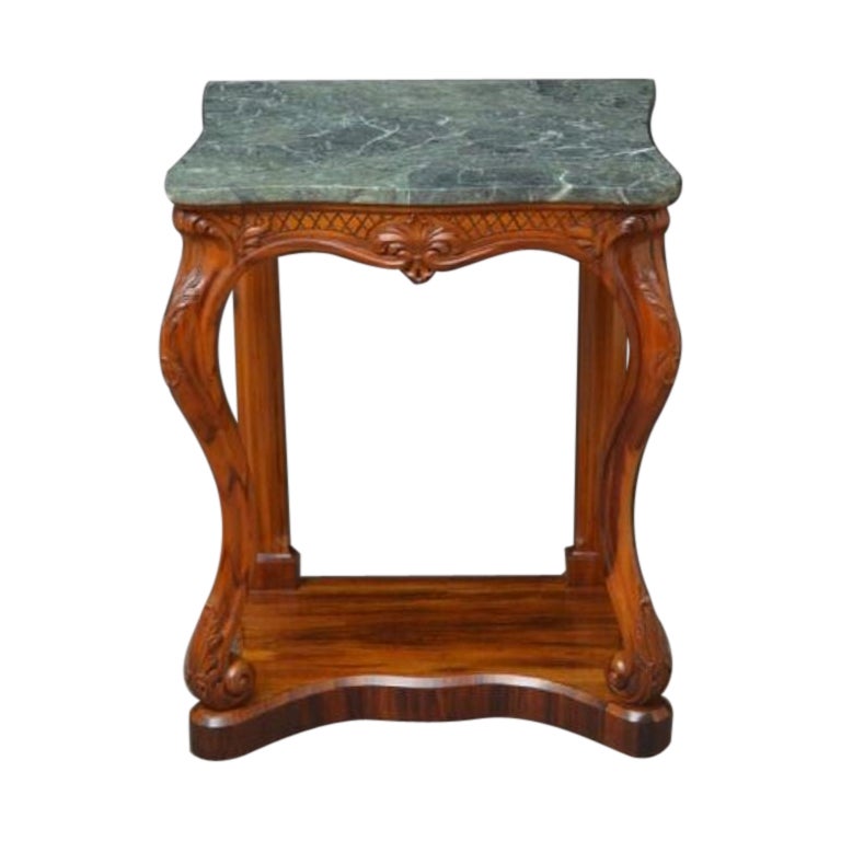 Frühviktorianischer Goncalo Alves-Konsolentisch