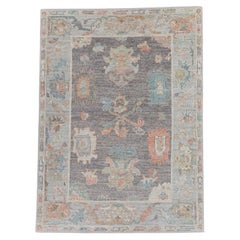 Tappeto Oushak turco 5'1" x 6'11" #16024