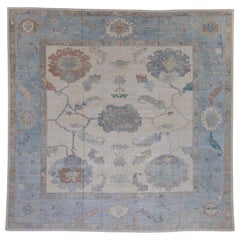 Alfombra Turca Oushak Cuadrada 11'9" x 11'7" #16645