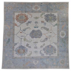 Square Turkish Oushak Rug 11'10" x 12' #16613