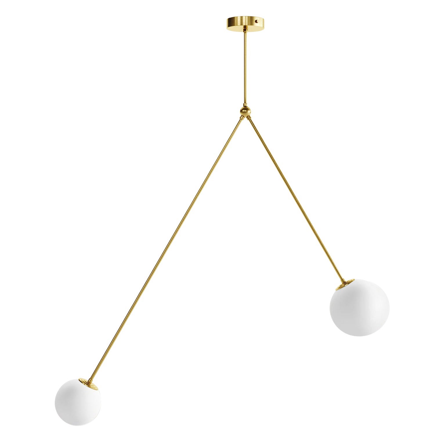 Handmade Dioscuri Chandelier by Gobo Lights