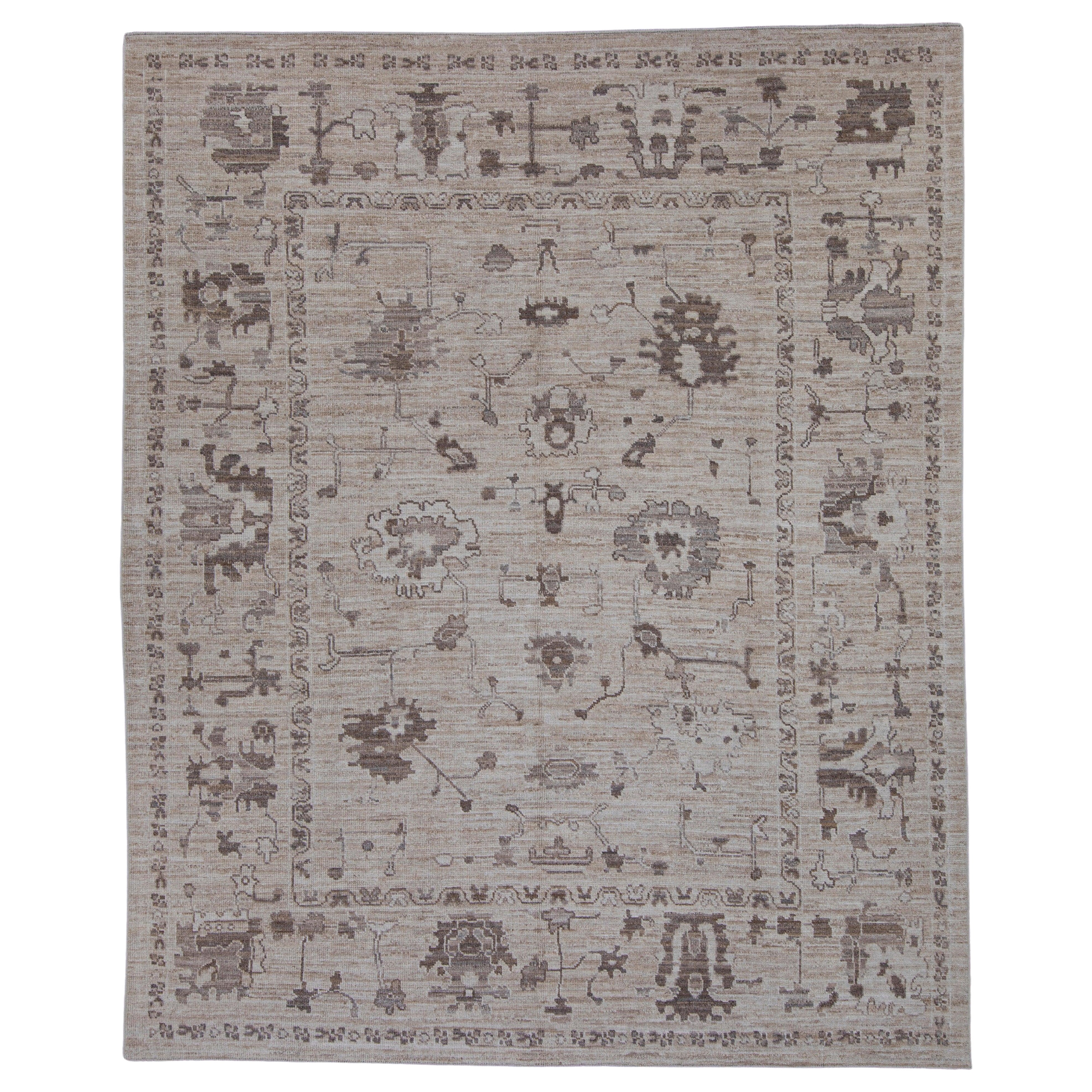 Turkish Oushak Rug 8'4" x 10'2" #16828