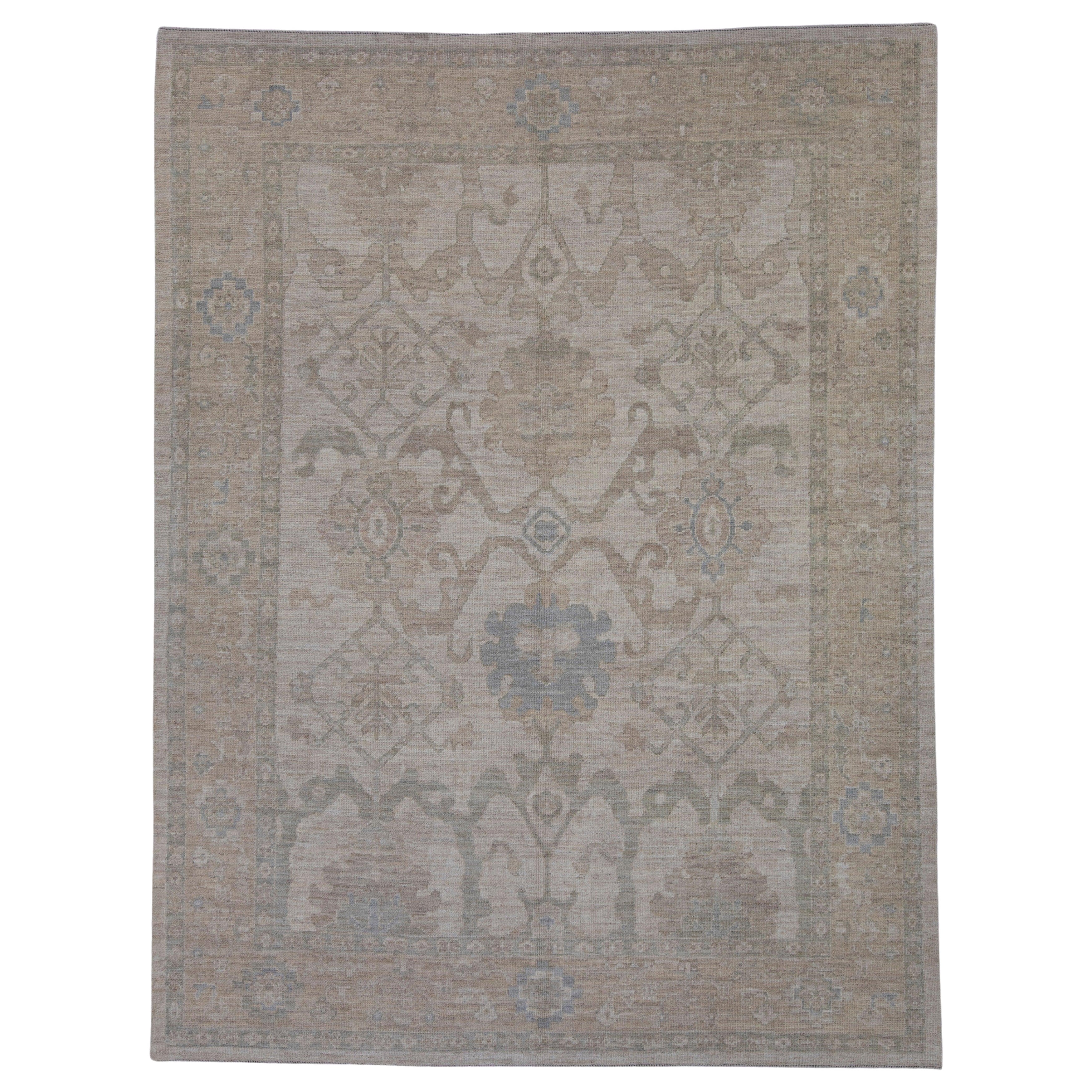Turkish Oushak Rug 8'1" x 10'7" #16810