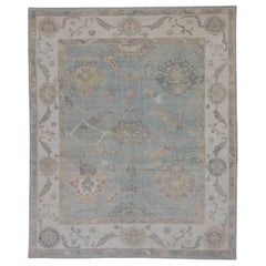 Tappeto Oushak turco 8'1" x 9'9" #16772