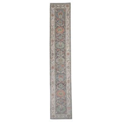 Tappeto Oushak Runner turco 2'7" x 14'3" #16344