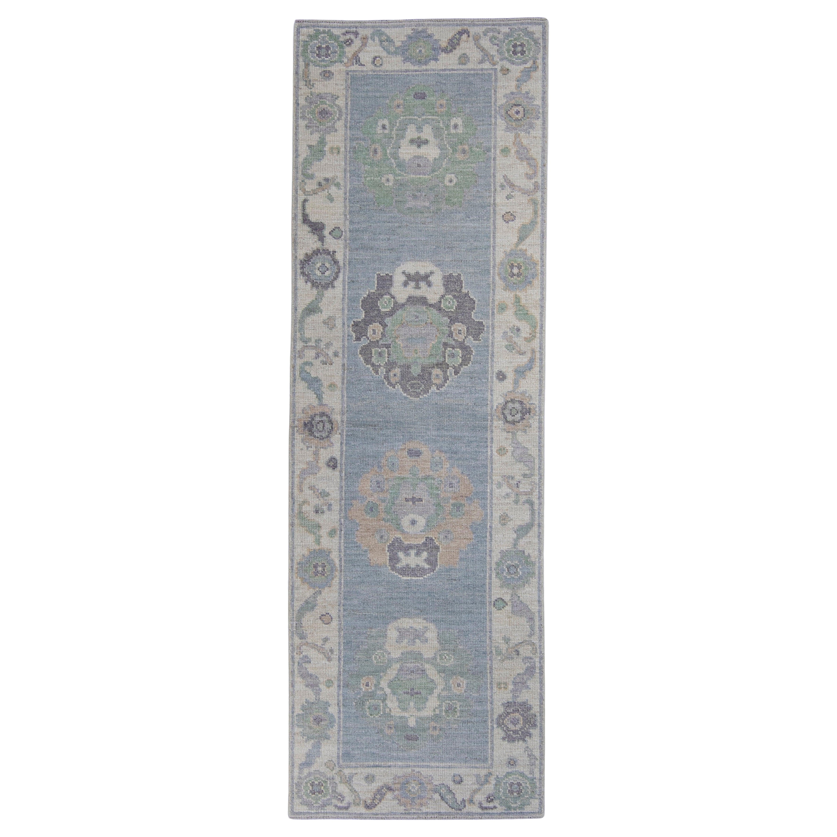 Türkischer Oushak-Läufer 2'9" x 8'6" #16316