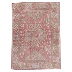 Türkischer Anatolischer Vintage-Teppich 4'5" x 6'1" #16806