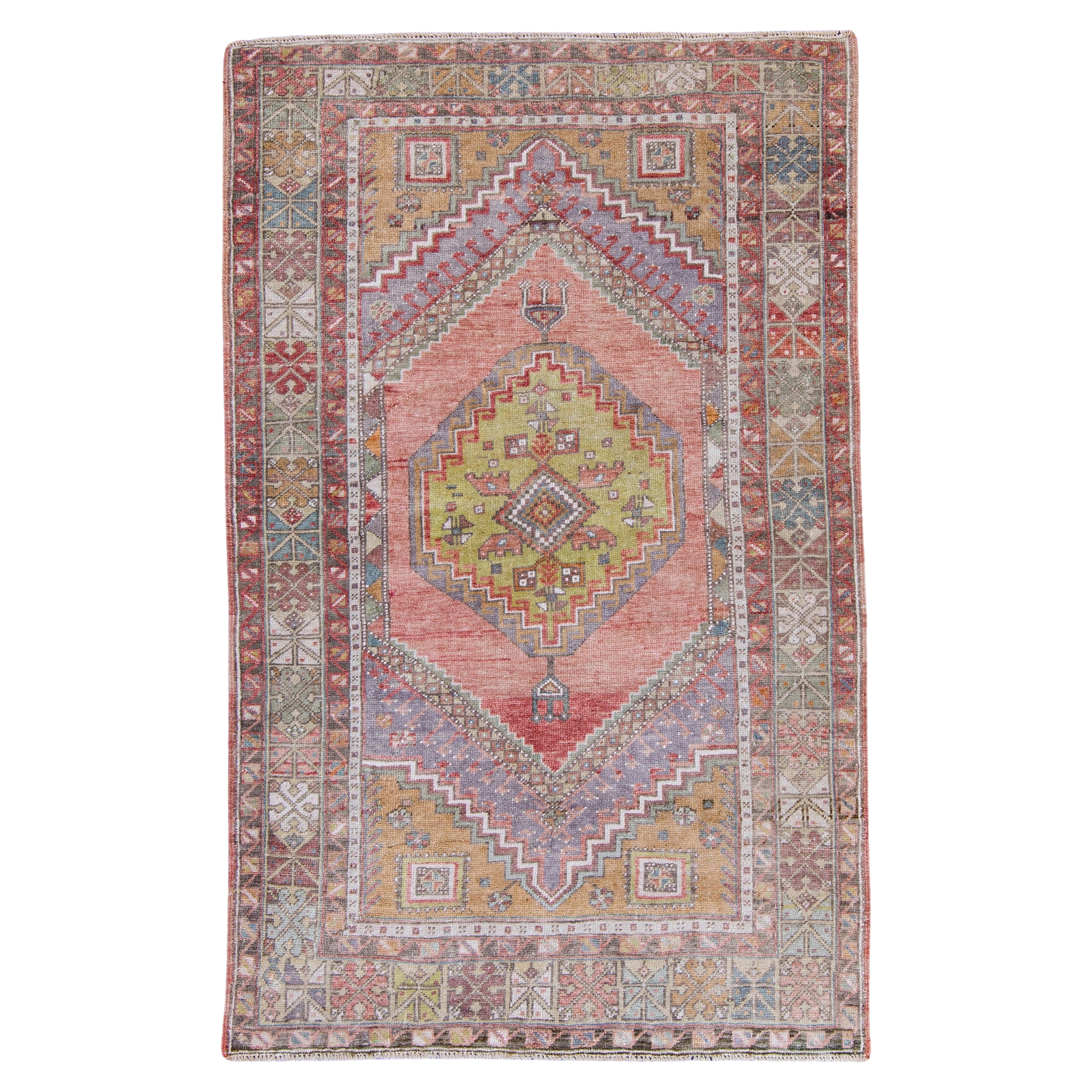 Turkish Vintage Anatolian Rug 3'10" x 6'1" #16804