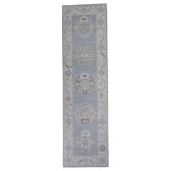 Tappeto Oushak Runner turco 2'10" x 10'1" #16244