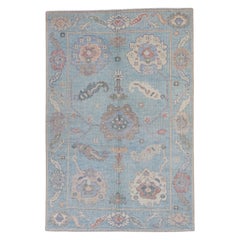 Türkischer Oushak-Teppich 3'9" x 5'7" #16572