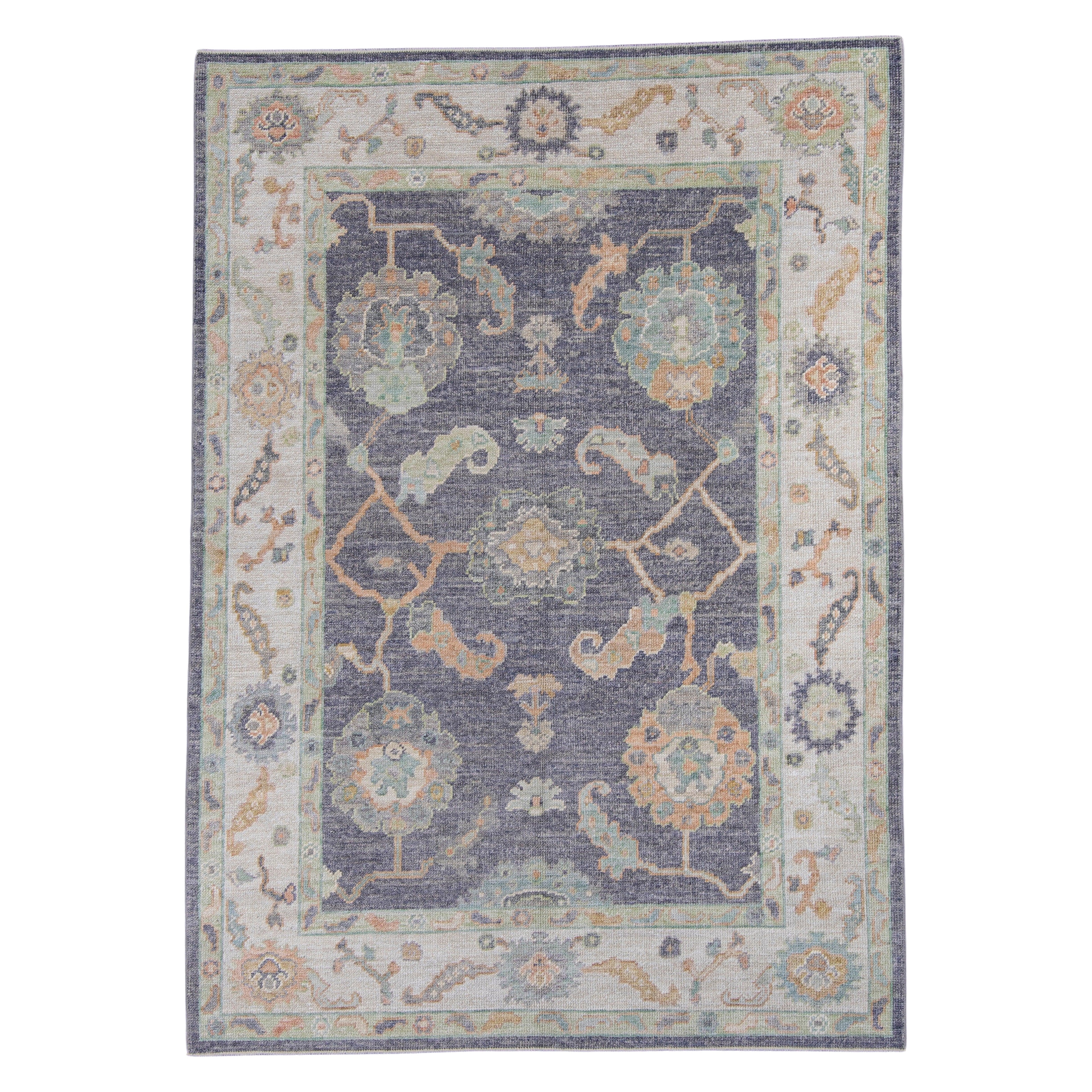 Tappeto Oushak turco 5'2" x 7'3" #16534