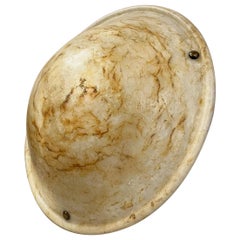 Antique An Early Twentieth Century Alabaster Ceiling Light