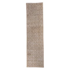 Tapis de couloir turc vintage d'Anatolie 3'2" x 12'1" n°16910