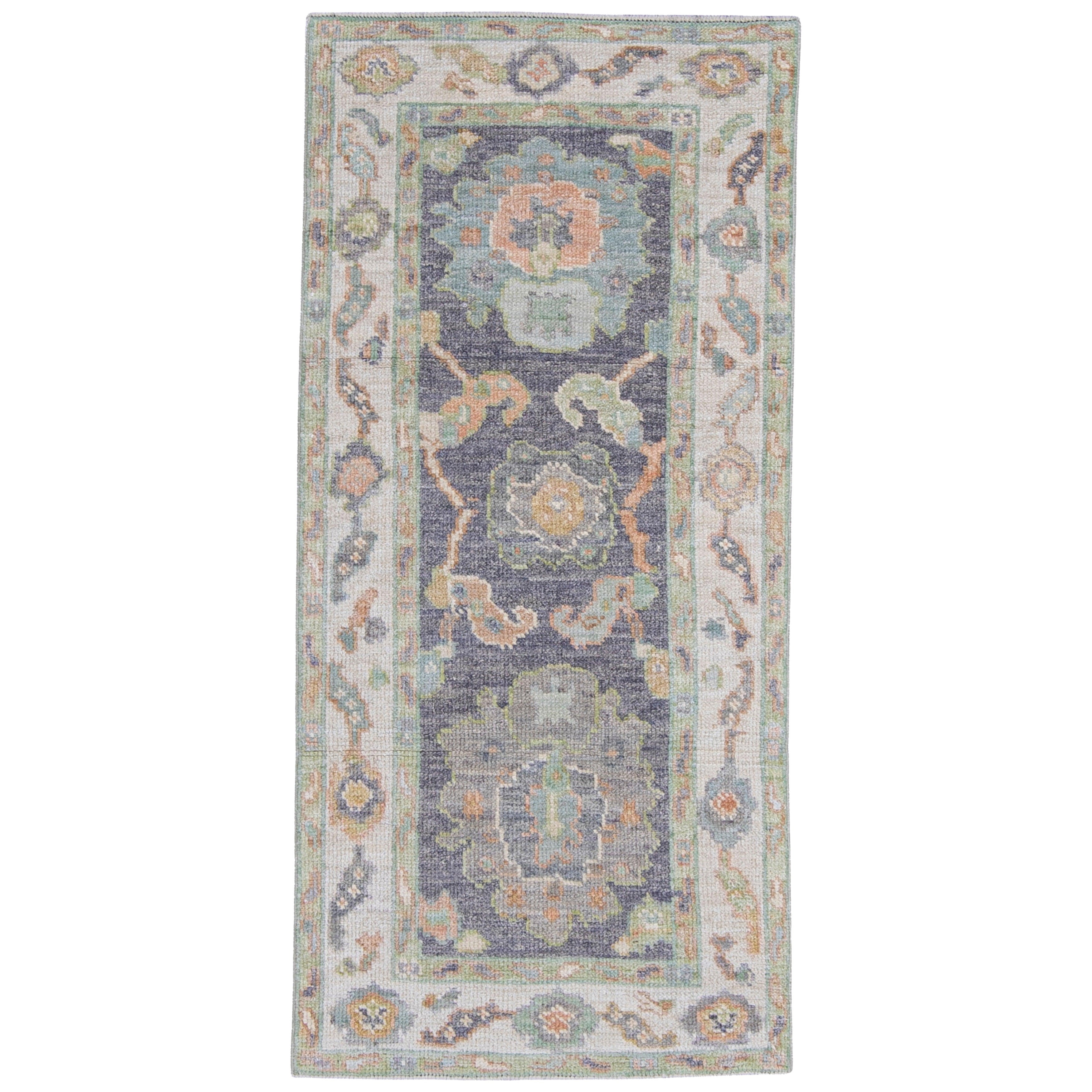 Alfombra turca Oushak 2'4" x 4'11" #16531