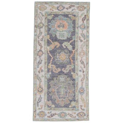 Alfombra turca Oushak 2'4" x 4'11" #16531