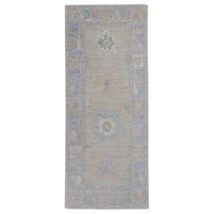 Turkish Oushak Rug 2'8" x 6'6" #16691