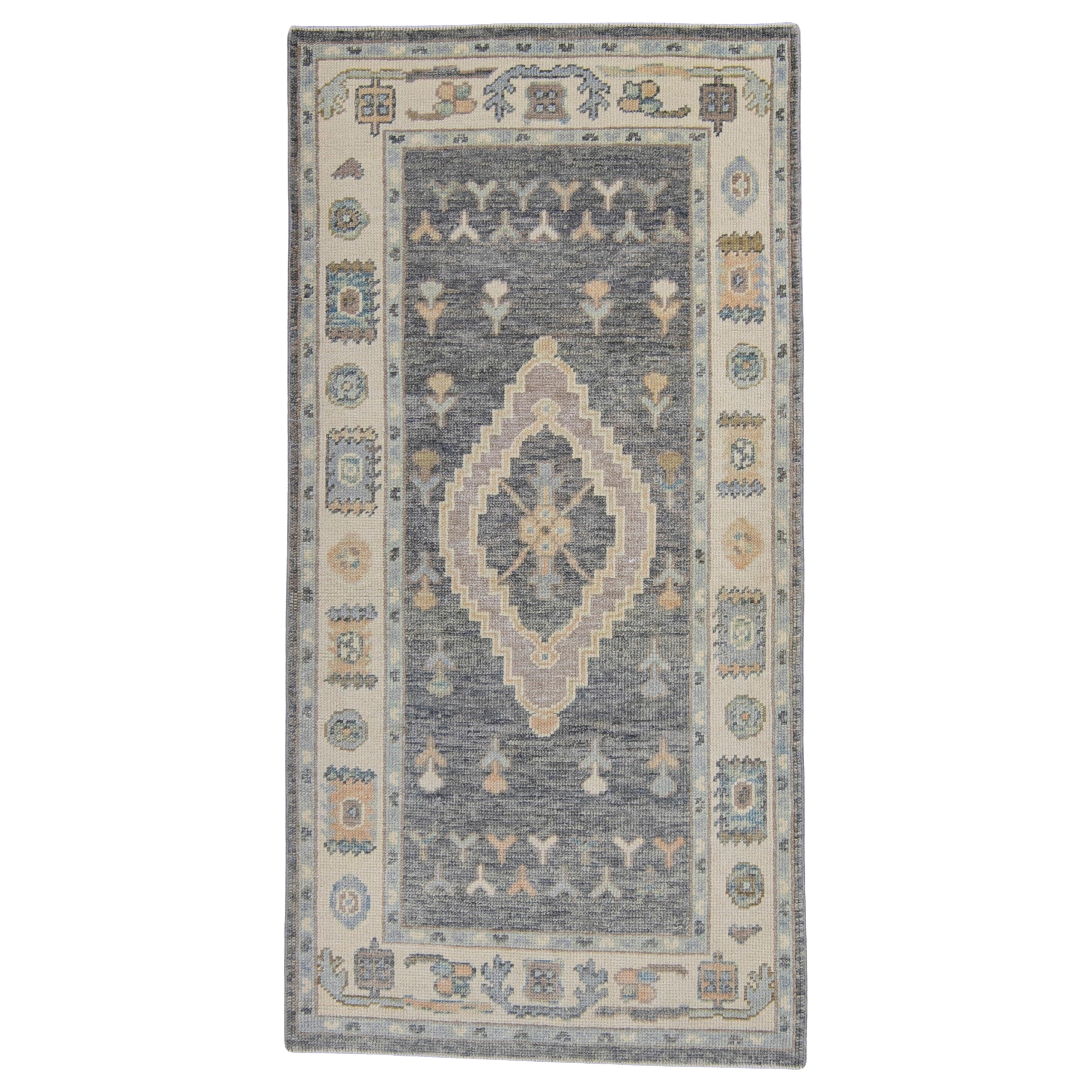 Türkischer Oushak-Teppich 3' x 6' #16650 im Angebot