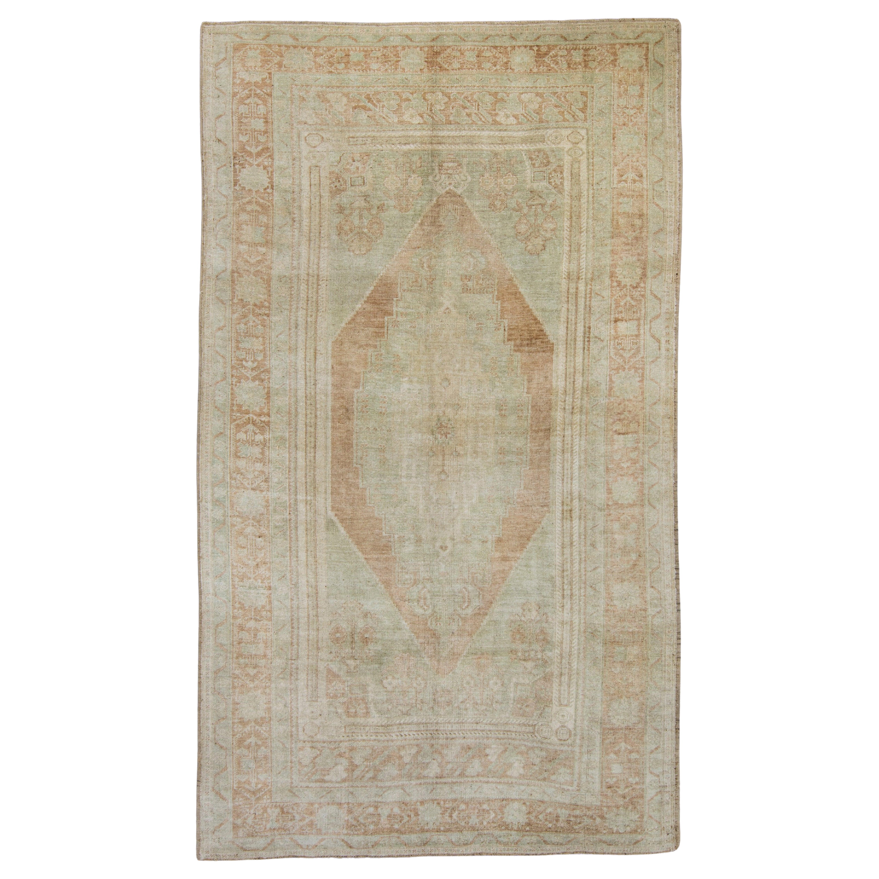 Turkish Vintage Anatolian Rug 5'5" x 9'4" #7011